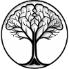 Brain Tree Logo - Mezmerizing Design