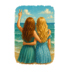 Girlfriends by the Sea Design