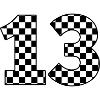 Number 13 plaid