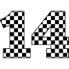 Nummer 14 plaid