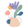 Abstract Floral Composition - Modern
