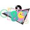 80s logo