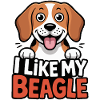 J’aime mon Beagle Hundeliebe