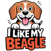 J’aime mon Beagle Hundeliebe