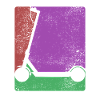 E-scooter, electric scooter with battery