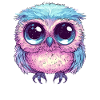 Cute Pastel Owl