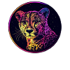 Leopard im Sternenhimmel