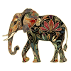 Fleurs florales d’éléphant