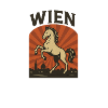 VIENNA – Lipizzaner & Skyline in a retro look