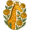 Retro Giraffe