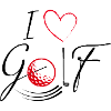 I Love Golf - black