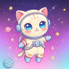 Astronaut kitten