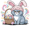 Meowster Bunny Easter Basket
