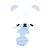 Sleepy Polar Bear