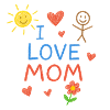 Je t’aime maman,Fête des mères,Noël,Humour