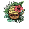 Tropical Cupcake