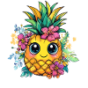 Floral Pineapple Delight