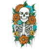 Floral Skeleton 2