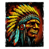 Apache Indian Chief Skull