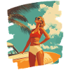 Soleil d’été Rétro