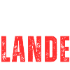 Zoutelande white red lettering