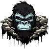 Gorilla silverback monkey