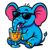 Elephant Comic Cocktail