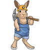 Rabbit Miner Pickaxe Mining