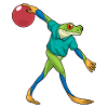 Frog Bowling Bowling Ball