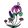 cute floral design