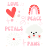 Love, Peace, Petals & Paws