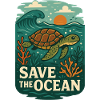 Ocean Save Turtles Design