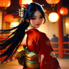 Japanese girl in Kimono