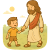 Walking with Jesus (boy)
