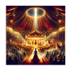 Magical circus spectacle