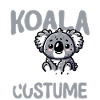 Koala In Human Costume Funny