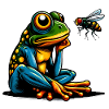 frog and fly 1