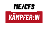 ME/CFS FIGHTER 💪 - red ❤️