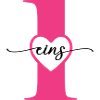 Digit One 1 with Heart