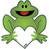 Frog with hart