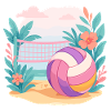Sunset Spike – Beach Vibes Only