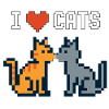 PixelArt I ❤️Cats