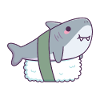 Cute Shark Sushi Rice Funny