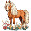 Pferd auf Wiese