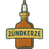 Zündkerze Schnapsflasche