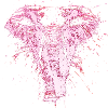 Electro Elephant Graffiti