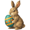 Geometric Easter Bunny