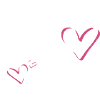 Hearts Glitter Frame
