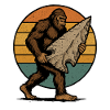 Bigfoot with Arrowhead Arrowhead Flint