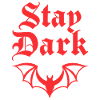 Gothic Bat – Stay Dark Statement